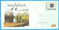 Kayak, Canoe, Ivan Patzaichin Association, The Danube Delta Romania Postal Stationery Cover 2011 - Canoa