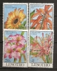 Lesotho 1993 N° 1078 / 81 ** Flore, Fleurs, Aloe, Amaryllis, Crinum, Gazania Uniflora - Lesotho (1966-...)