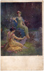 AK ZATZKA H.  "  WILDE VILLEN " Schöne Junge Mädchen OLD POSTCARD - Zatzka