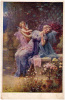 AK ZATZKA H.  ENGEL AMOR " LIEBE " Schöne Junge Mädchen OLD POSTCARD - Zatzka