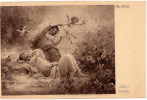 AK ZATZKA H.  ENGEL AMOR " Schöne Junge Mädchen OLD POSTCARD 1919 - Zatzka