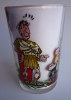 VERRE ASTERIX AMORA 1968 5 A EN FACE DE JULES CESAR - Dishes