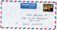 Polynésie Française: 2008 Jolie Lettre Vers La France Timbre Danse Heiva - Cartas & Documentos