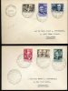 1955 FDC  Lettre Circulée  Inventeurs Yv.  973/978  Cote 75 E - Brieven En Documenten