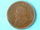 1892 - ONE PENNY / KM 2 ( Uncleaned / For Grade, Please See Photo ) !! - South Africa