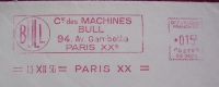 EMA De La Société Bull - Paris XX - 1956 - Informatik