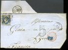 Lettre Vers LYON 1862   Timbre OK  4 Marges - Lettres & Documents