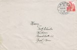 Carta LAUPEN (Bern) 1946 A Biel - Covers & Documents