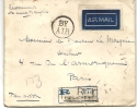 LETTRE BY AIR MAIL POUR FRANCE - Luftpost