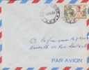 POINTE NOIRE - CONGO - 1957 - Colonies Francaises,Afrique,avion, Lettre,marcophilie - Covers & Documents