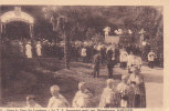 LES HERBIERS.SOUVENIR DU PELERINAGE EUCHARISTIQUE 4 AOUT 1936 LE T.S. SACREMENT PORTE PAR MRS GARNIER PARC DU LANDREAU - Les Herbiers