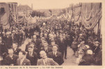 LES HERBIERS.SOUVENIR DU PELERINAGE EUCHARISTIQUE 4 AOUT 1936 LA PROCESSION DU T.S. SACREMENT LA FOULE DES HOMMES - Les Herbiers