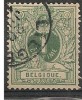 BELGIE BELGIQUE 26B Cote 1.00€ T14 VERTGRIS GRIJSGROEN - 1869-1888 León Acostado