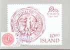 ISLANDE CARTE Maximum  NUM YVERT  607 REYKJAVIK 200 ANS - Cartes-maximum