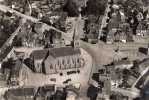 CPSM 61 - BRIOUZE Vue Aérienne église, Place Du Monument Et Hôtel De Ville - PEU COURANTE - Briouze