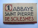 Solesmes. Abbaye Saint Pierre De Solesmes. Carnet 19 CPA - Solesmes