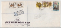 ZAMBIA - VF 1986 REGISTERED COVER From LUSAKA To CHERRY HILL - UNO Stamp + 4 Etnhics Stamps - Zambia (1965-...)