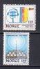NORVEGE      Neuf  **     Y. Et T.   N° 668 / 669      Cote:  1,75  Euros - Unused Stamps