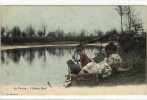 Carte Postale Ancienne Le Perray En Yvelines - L'Etang Neuf - Métiers, Laveuses, Lavandières - Le Perray En Yvelines