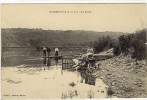 Carte Postale Ancienne Porcheville - Le Lavoir - Métiers, Laveuses, Lavandières - Porcheville