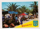 Cp , Marché , SANARY , Le Marché Aux Fleurs , écrite , N°86 - Mercados