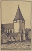 08 - Le Chesne :  Kirche - Federzeichnung - Carte Allemande Dessinée - Le Chesne