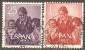 Spain 1960 Mi# 1191-1192 Used - 3rd Centenary Of The Death Of St. Vincent De Paul - Used Stamps