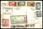 Hungary. Airmail Postal Card, Cover Sent From Szeged To Budapest. Legiposta. Légipostával Érkezett. Cinderella. (J02007) - Covers & Documents