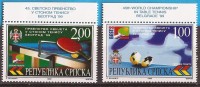 B-1005  BOSNIA REPUBLIKA SRPSKA 123-24 SPORT TENIS DA TAVOLO TABLE TENNIS NEVER HINGED - Tennis De Table