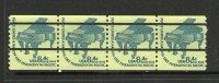 USA 1975/81 PREOBLITERE SCOTT N°1615a BANDE DE 4  NEUF MNH** - Preobliterati