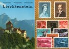 Cp , FURSTENTUM LIECHTENSTEIN  , Timbres , Stamps , Vierge , N°83 - Liechtenstein