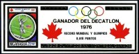 Nicaragua 1975 Michel Bloc 96 Yvert Bloc 131  *** MNH Sport Jeux Olympiques  Montreal 1976 - Nicaragua