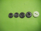 Lot De 5 Boutons Ancien -ceramique-- - Knöpfe