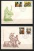 POLAND FDC 1977 POLISH FOLK TRADITIONS SET OF 6 (3) Costumes Dancing Trees Camp Fire Snow - FDC
