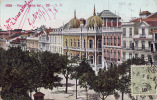 5613# PORTUGAL LISBOA PRACA DO PRINCIPE REAL LISBONNE 1908 Pour KOURSK Кур 89;к RUSSI - Marcophilie