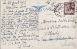 5622# GRANDE BRETAGNE GEORGE V / CARTE POSTALE CANAL PANAMA SS PRESIDENT GARFIELD Obl BALBOA C.Z. PAQUEBOT 1922 SAVOIE - Storia Postale