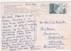 Timbre Yvert N° 2361 /   Carte Du  3/4/85 De Beaune Pour L´Angleterre (pli D´angle Inf Droit De La Carte ) - Briefe U. Dokumente