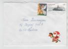 Denmark Cover With Ferry OURO On The Stamp Also With A Christmas Seal 10-12-2001 - Briefe U. Dokumente