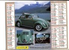 Almanach  Du  Facteur  2005 Voiture Coccinelle Split 1952  Vélosolex 1948 13 Pages Intérieure Jardin Plantes Fleurs..BE - Big : 2001-...