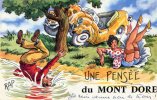 CPA 63 UNE PENSEE DU MONT DORE - Le Mont Dore