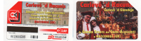 Tel052 Scheda Telefonica Phonecard Telecarte  - Carnevale Di Racconigi - Bassa Tiratura - Mask Carnival - Other & Unclassified