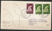 SA266.-.NETHERLANDS. 1960 - SCOTT # : B 341-42. - F.D.C. CIRCULATED TO BOGOTA-COLOMBIA - Cartas & Documentos