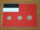 MUNTENSET 1993 - 1, 2 & 5 Tetri / Real CoinsGold Plated - Verguld - Doré ( For Grade, Please See Photo ) ! - Georgië