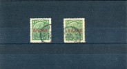 1909/10-Greece-Crete- "Large ELLAS" Overpint- 5l. (1st. Ovpt Larger) Cancelled "RETHYMNON" & "CHANIA" III Type Postmarks - Crète