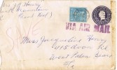 1223. Carta Entero Postal  Aerea BLACK MOUNTAIN NC (estados Unidos) 1948 - Lettres & Documents