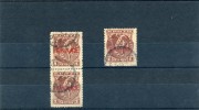 1909/10-Greece-Crete- "Large ELLAS" Overprint- 1l.(one Pair) With Larger Ovpt Variety Cancelled "RETHYMNON","CHANIA" III - Kreta
