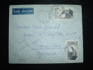 LETTRE PAR AVION POUR ARGENTINE TARIF 40 F OBL. 29-12-47 STRASBOURG QUAI DE PARIS (67 BAS-RHIN) - Postal Rates