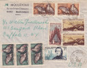 Très Belle Lettre CALEDONIE 1956, Nouméa Pour USA/442 - Lettres & Documents