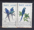 Brasil 1993 YT2136-37 **  America Upaep. Arara Azul. Emisiones Comunes. - Neufs