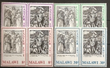 Malawi 1971 N° 161 / 8 ** Pâques, Gravures, Albrecht Dürer, Religion, Christ Sur La Croix, Résurrection, Crane, Armes - Malawi (1964-...)